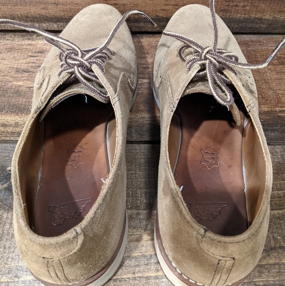 Red Wing 3104 Suede Postman Roughout Muleskinner Derby Shoes Size US 11 - Picture 5 of 7